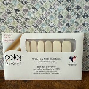 Color Street Cream Nail Polish Strips